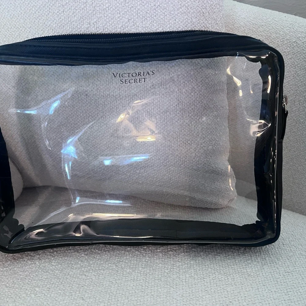 Victoria's Secret Black Studded Make-up Bag